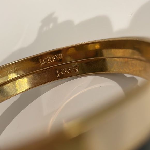 J crew bangle set in white, black and gold - Picture 2 of 3
